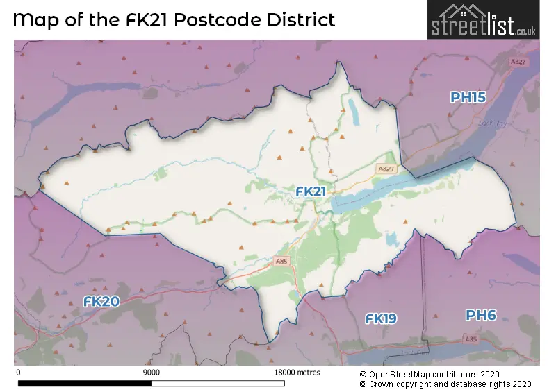 Map of the district