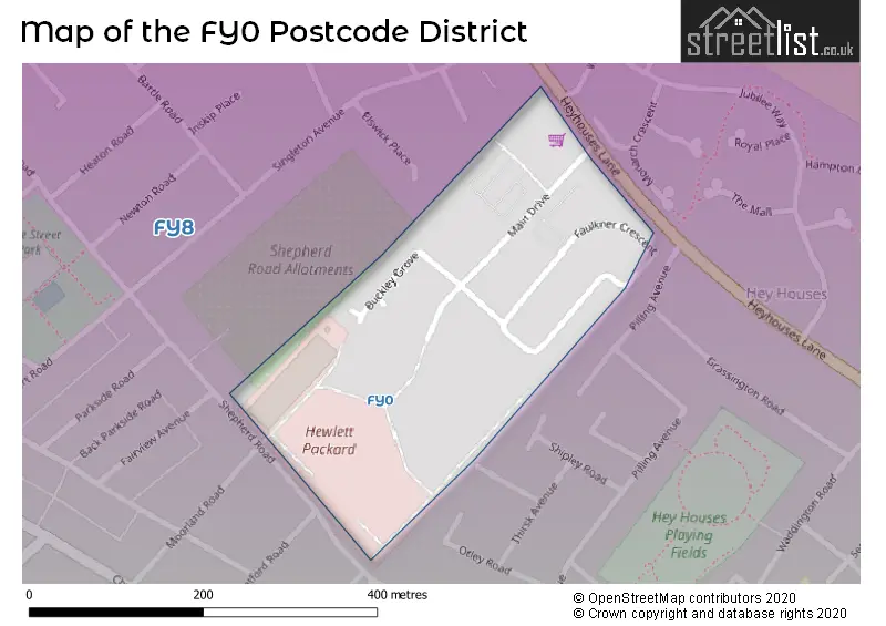 Map of the district