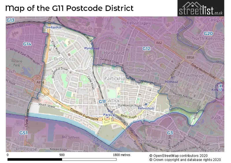 Map of the district