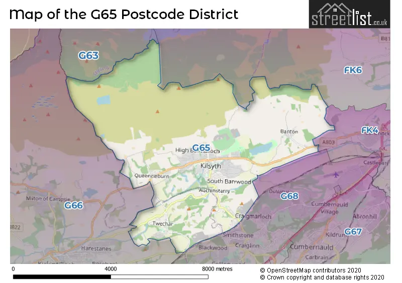 Map of the district