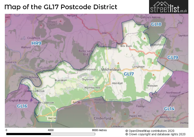 Map of the district