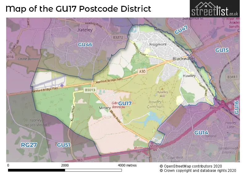 Map of the district