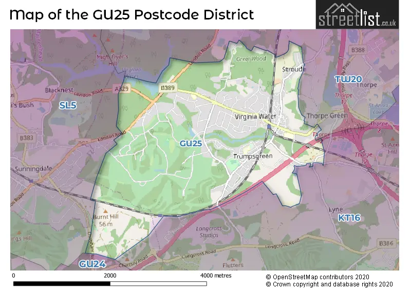 Map of the district