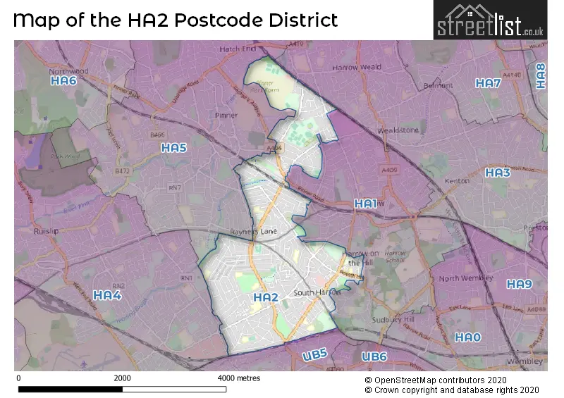 Map of the district