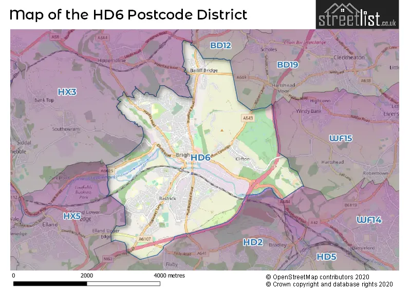 Map of the district