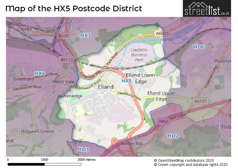 Map of the district