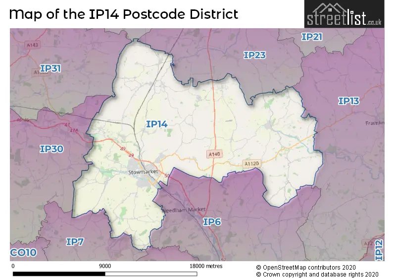 Map of the district