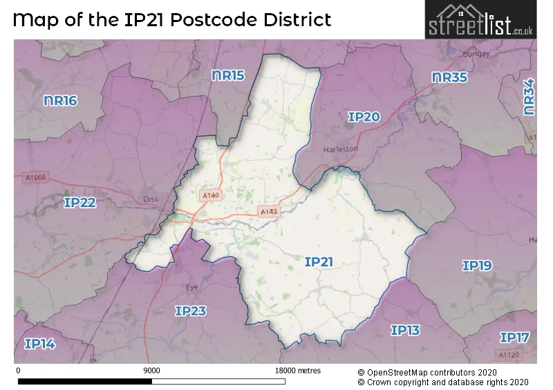 Map of the district