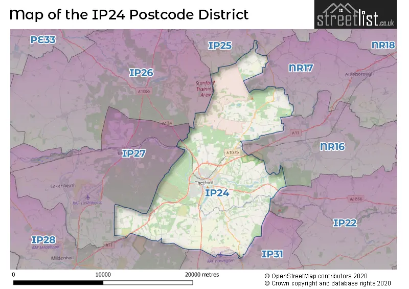 Map of the district