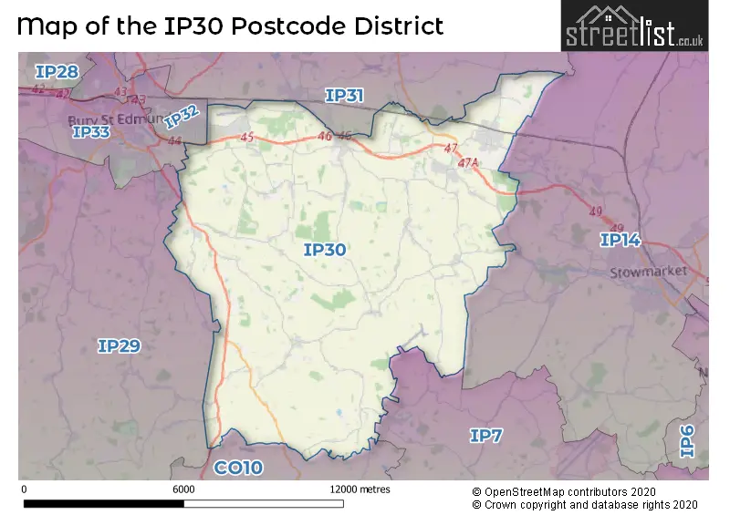 Map of the district