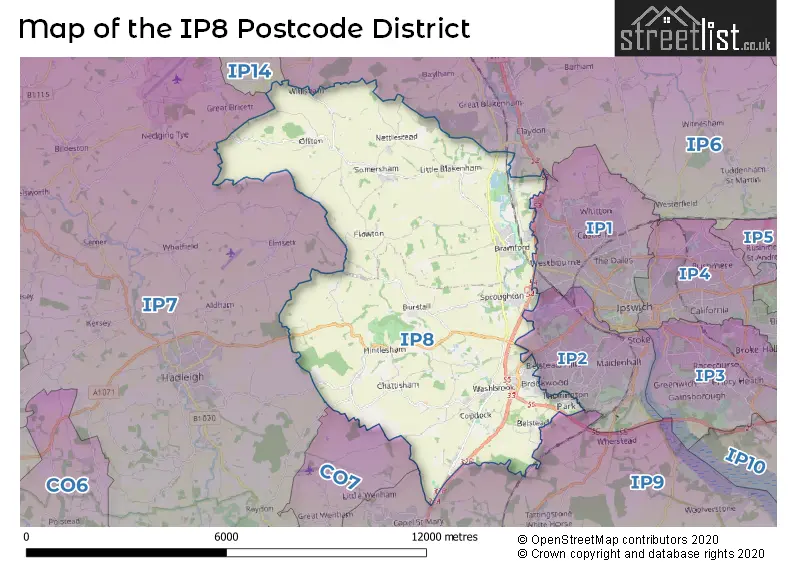 Map of the district