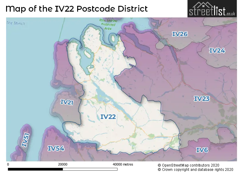 Map of the district