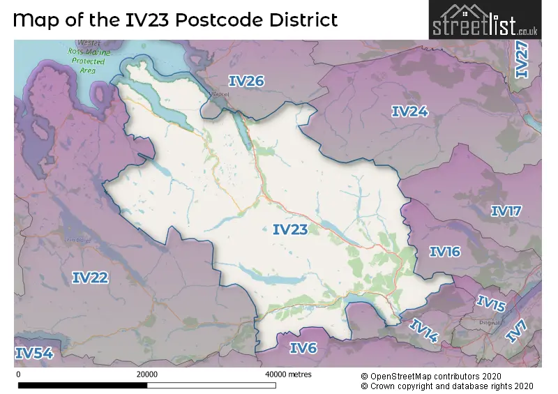 Map of the district