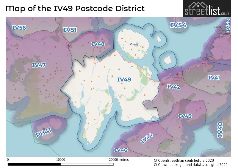 Map of the district