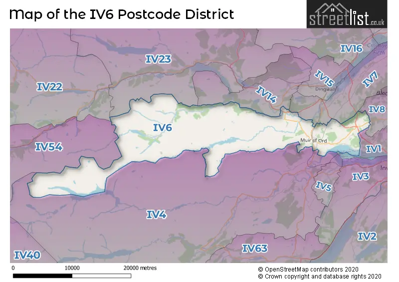 Map of the district