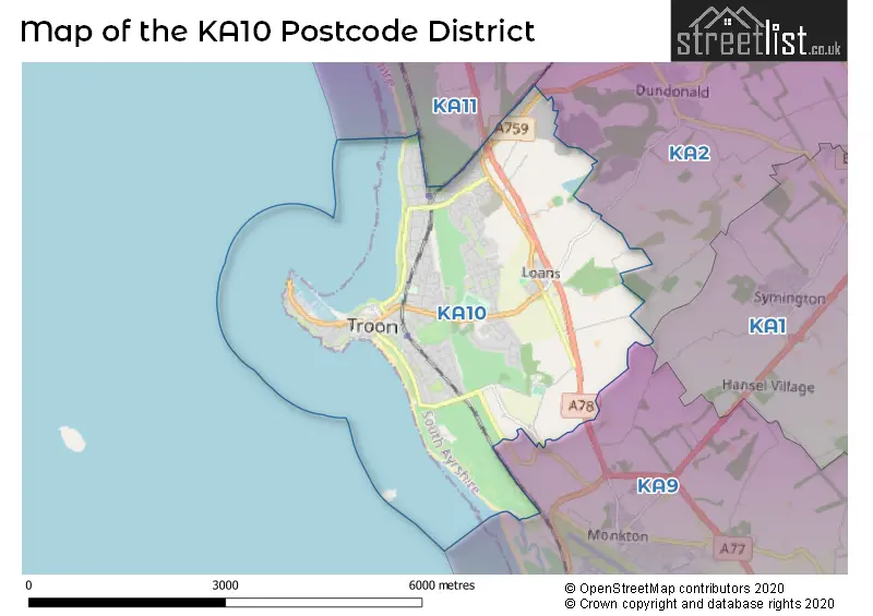 Map of the district