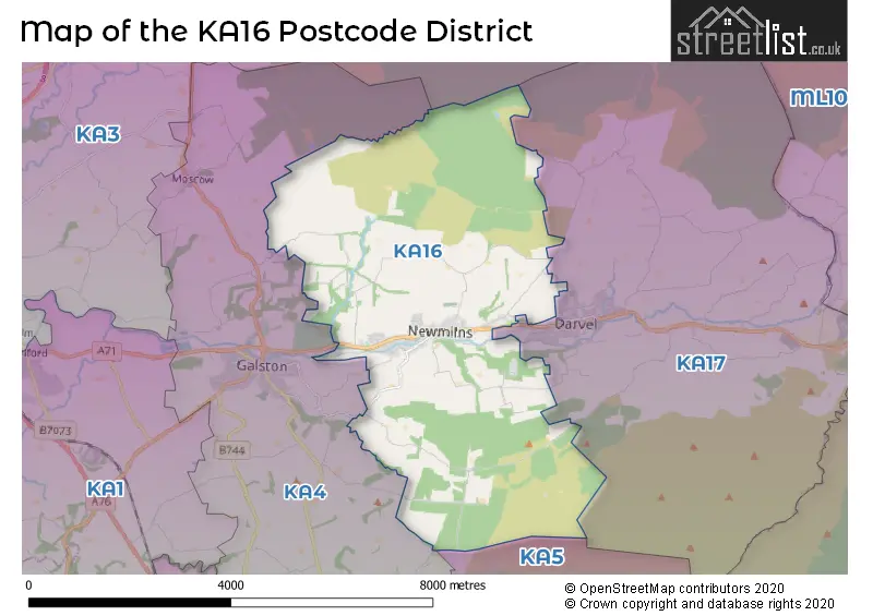 Map of the district