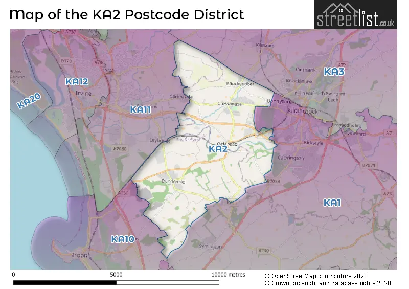 Map of the district