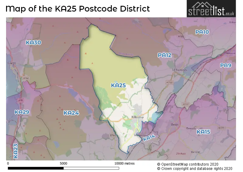 Map of the district