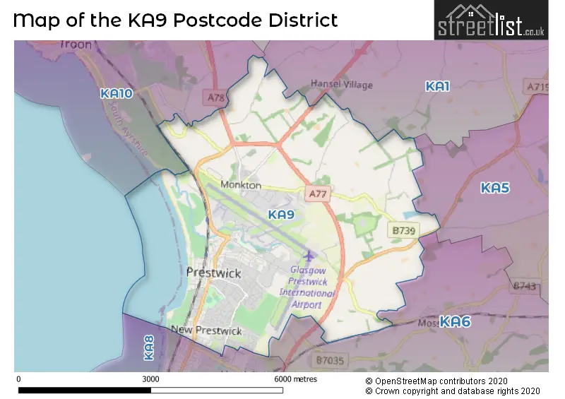 Map of the district