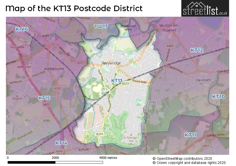 Map of the district