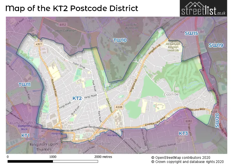 Map of the district