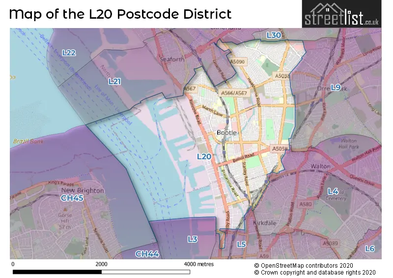 Map of the district