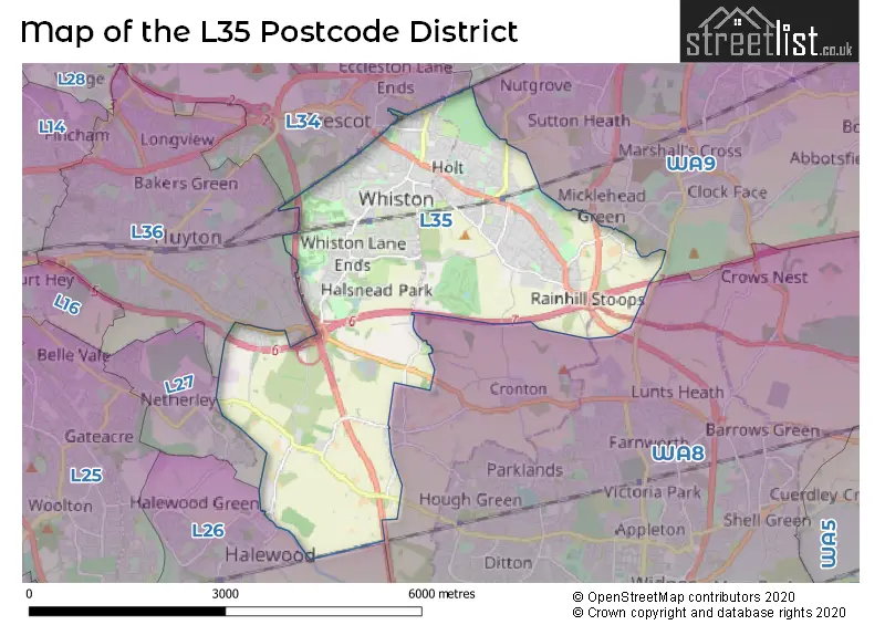 Map of the district