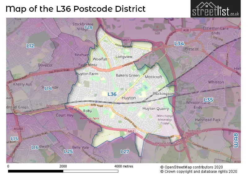 Map of the district