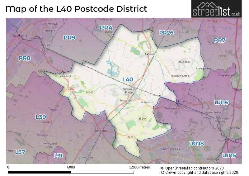 Map of the district