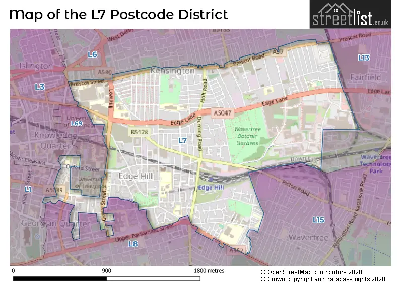 Map of the district