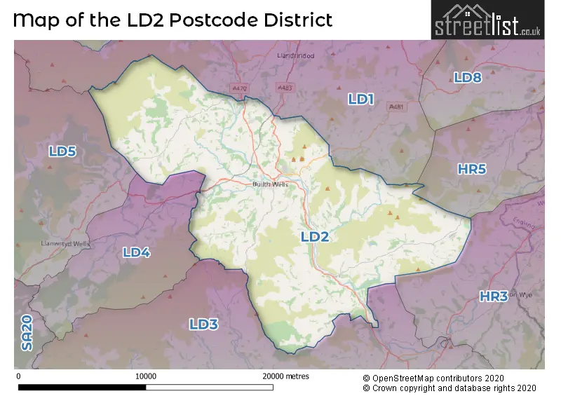 Map of the district