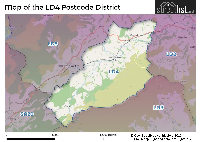 Map of the district