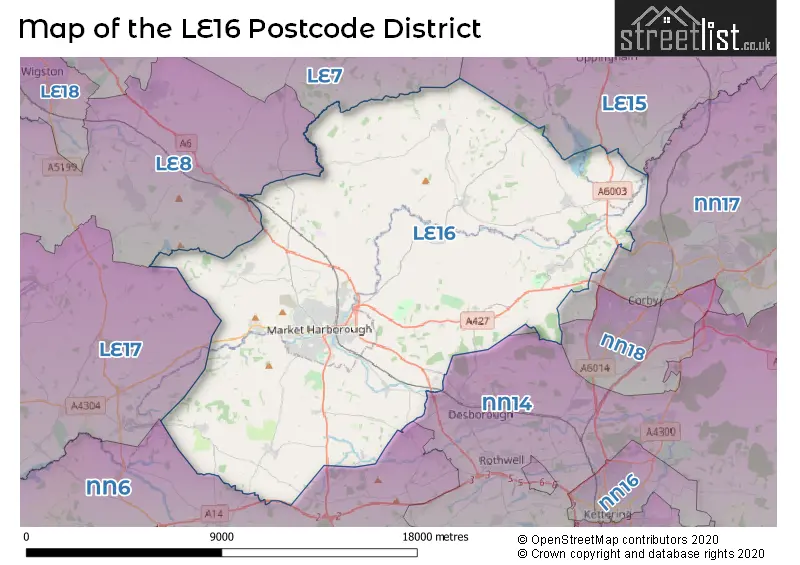 Map of the district