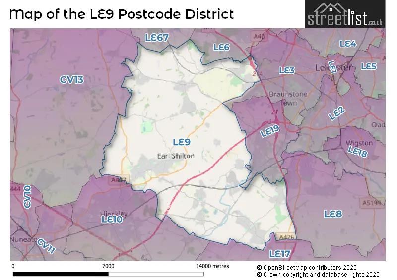 Map of the district