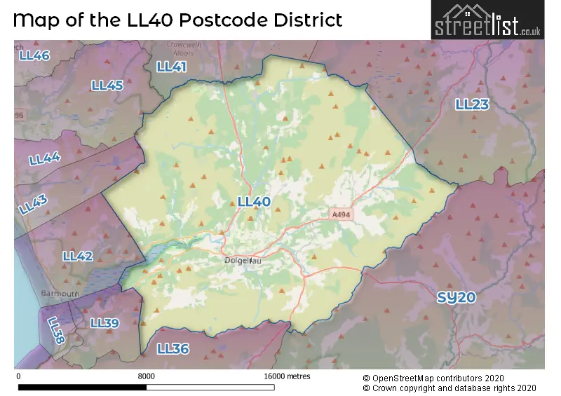 Map of the district