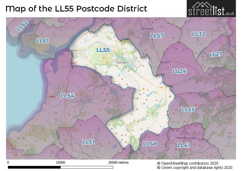 Map of the district