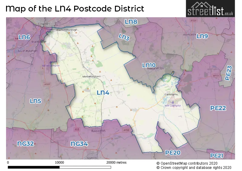 Map of the district