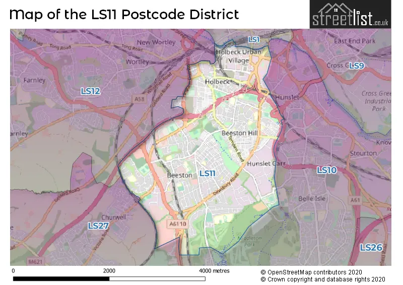 Map of the district