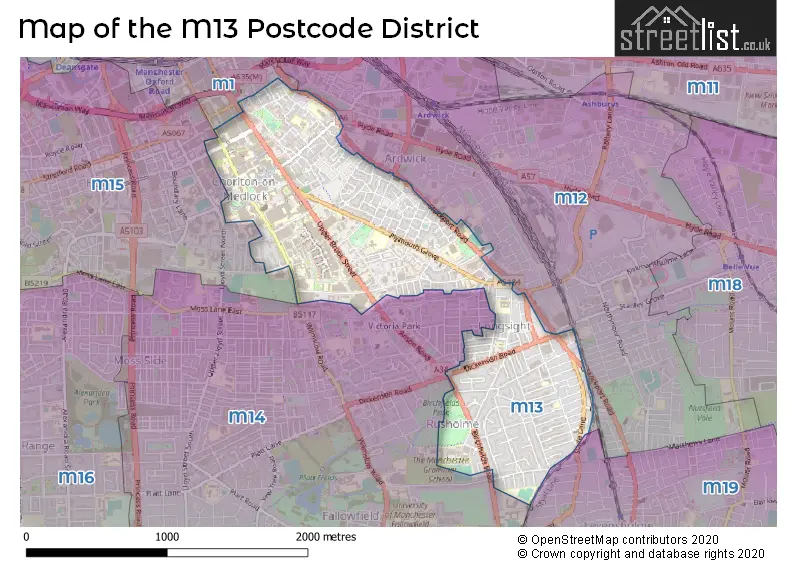 Map of the district