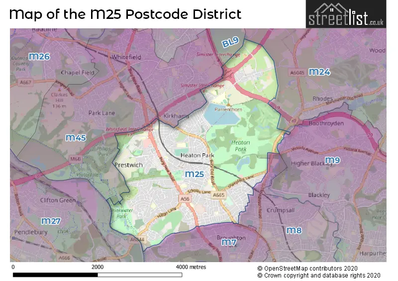 Map of the district