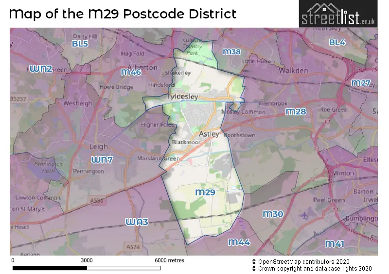 Map of the district