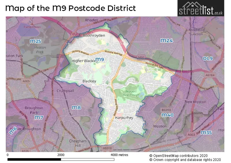 Map of the district