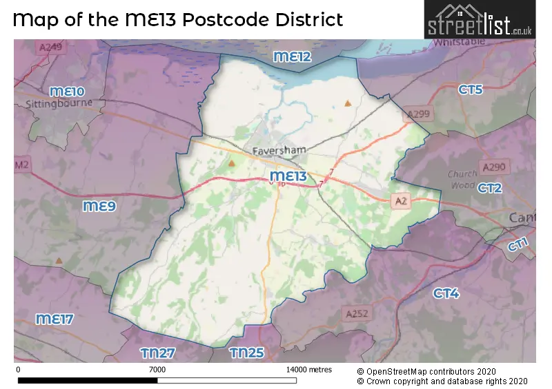 Map of the district