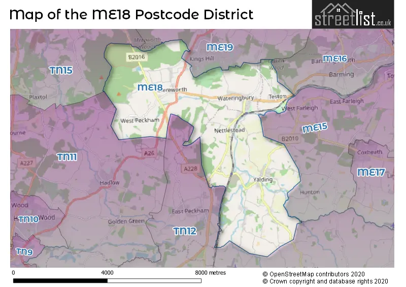 Map of the district