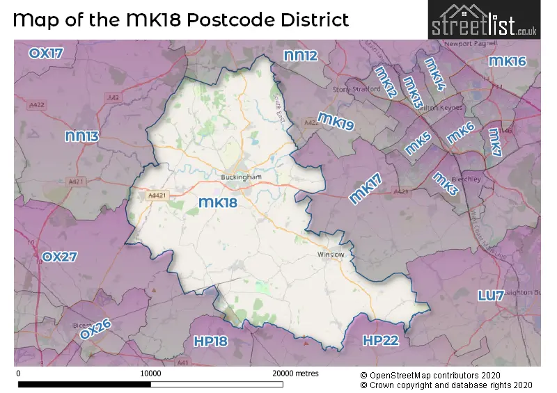 Map of the district