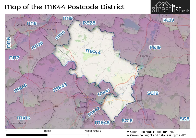 Map of the district