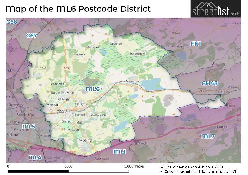 Map of the district