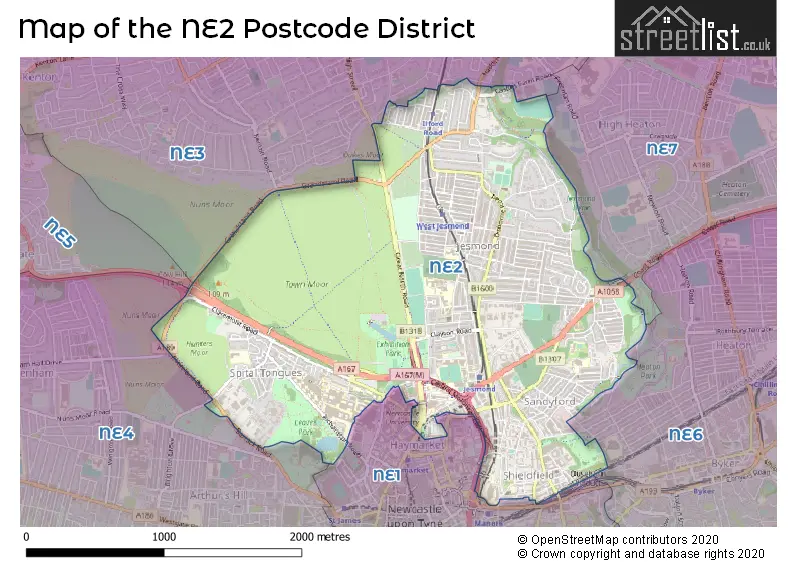 Map of the district