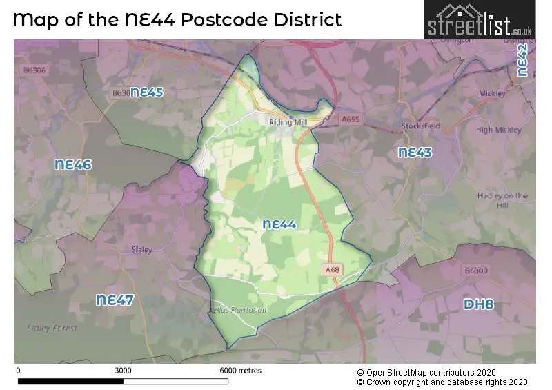 Map of the district